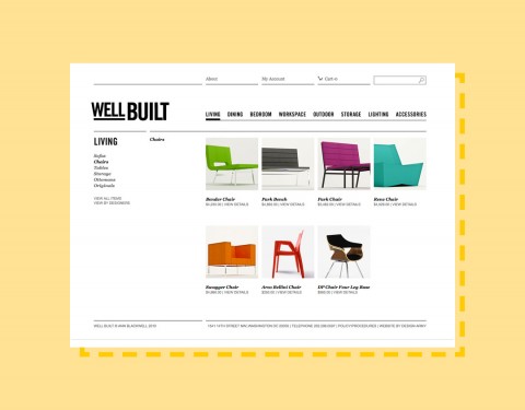 WellBuilt Website - shopping