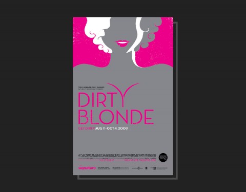 Signature Theatre Poster - Dirty Blonde
