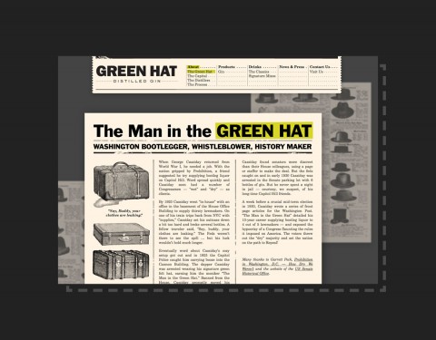 Green Hat Gin - about