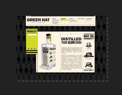 Green Hat Gin - product
